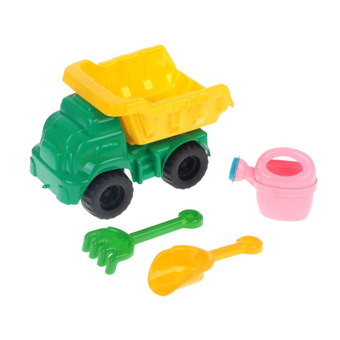 Самосвал "Бимка" с песочным набором кроха-2, МИКС