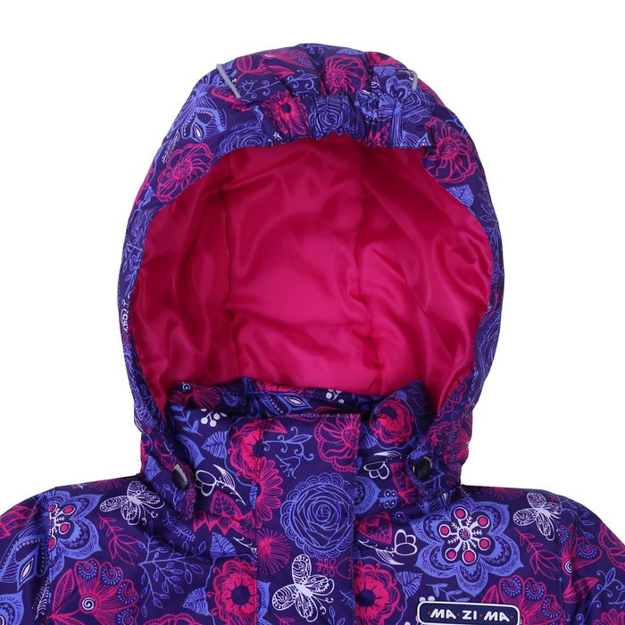 Комплект для девочки (куртка и полукомбинезон), рост 116 см, цвет тёмно-синий MS17102