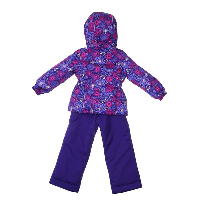 Комплект для девочки (куртка и полукомбинезон), рост 116 см, цвет тёмно-синий MS17102