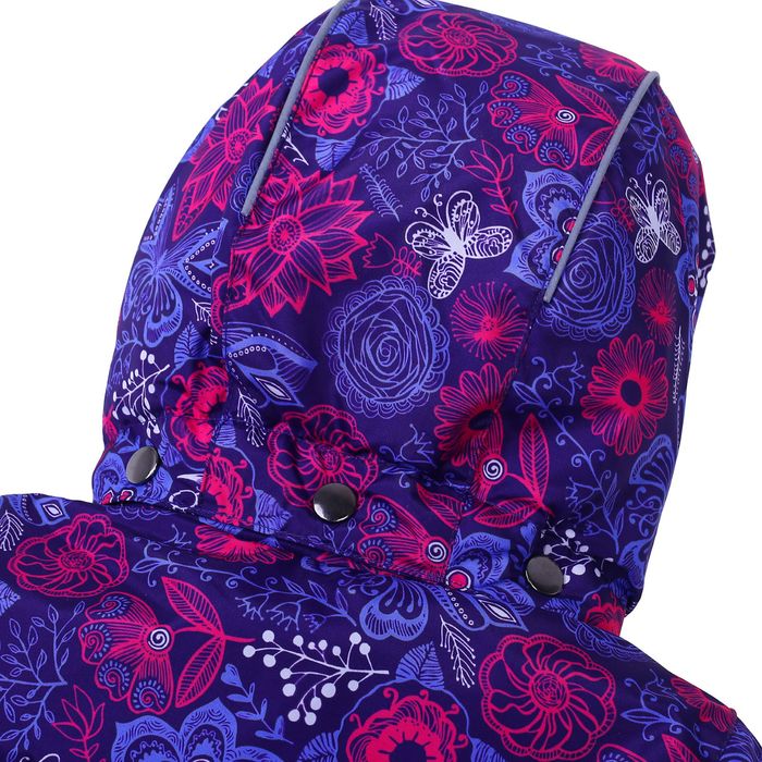 Комплект для девочки (куртка и полукомбинезон), рост 116 см, цвет тёмно-синий MS17102