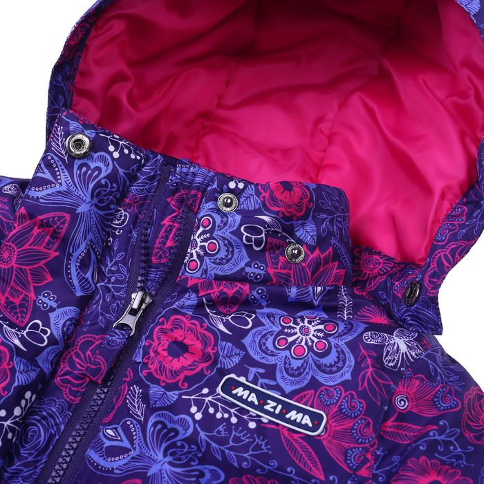 Комплект для девочки (куртка и полукомбинезон), рост 116 см, цвет тёмно-синий MS17102