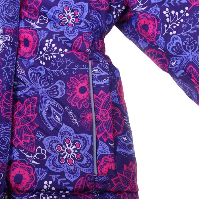 Комплект для девочки (куртка и полукомбинезон), рост 116 см, цвет тёмно-синий MS17102