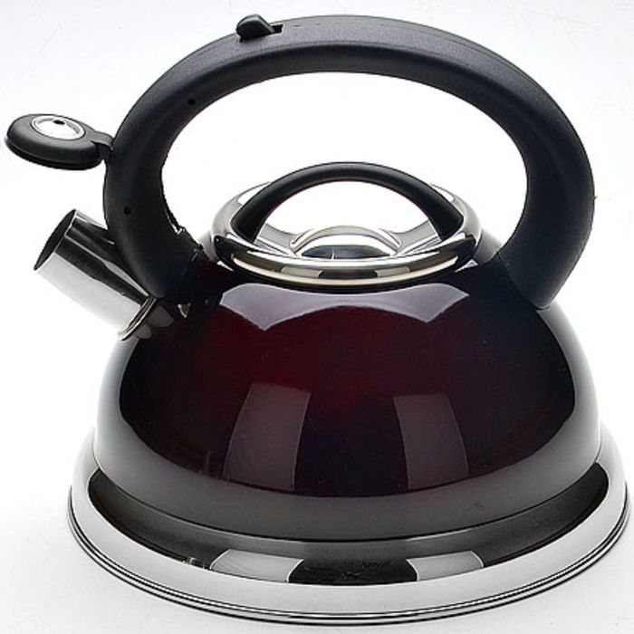Чайник со свистком 2,8 л цвет МИКС