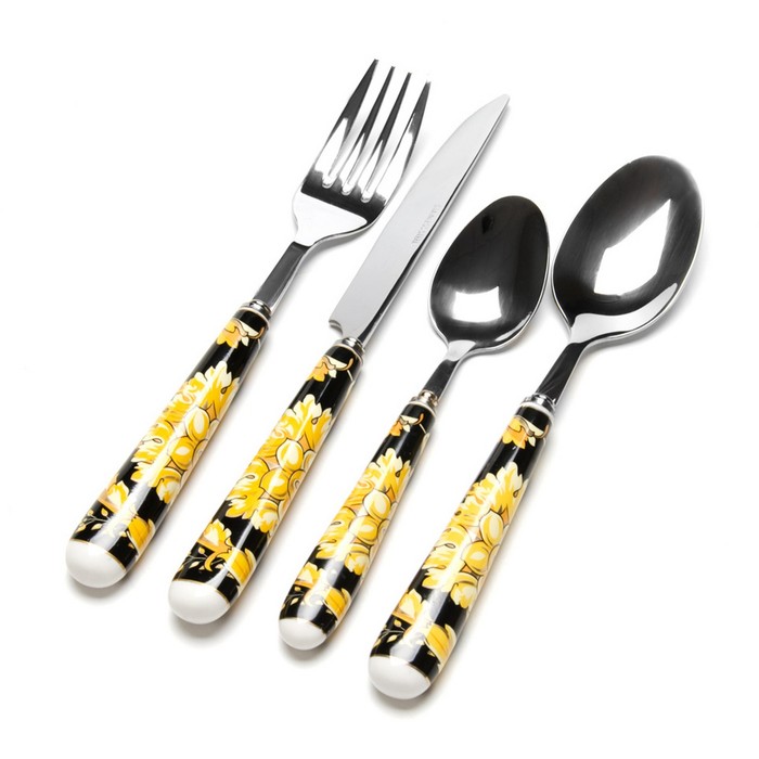 Столовый набор 24 предмета с фарфоровой ручкой