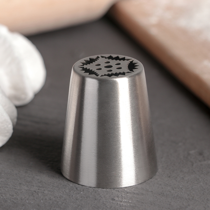 Насадка кондитерская d=3,7 см "Тюльпан зубчики"