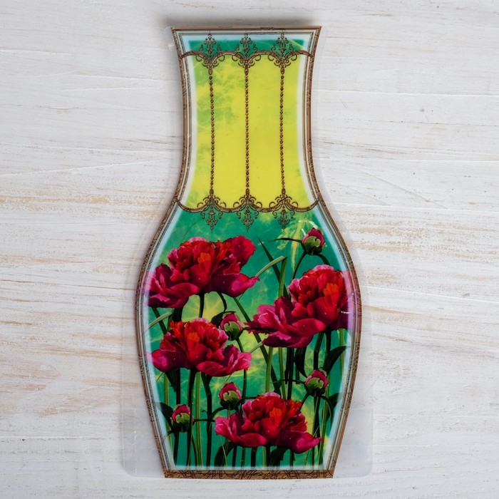 Пакет для цветов (ваза) с открыткой "Любимой мамочке"