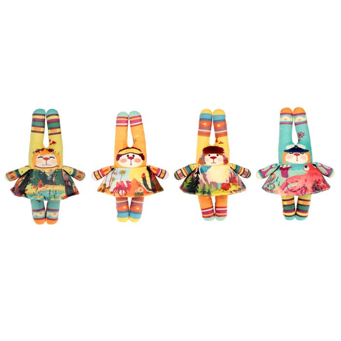 Мягкая игрушка-перевёртыш "Моя Зая. Пейзажи", 42 см