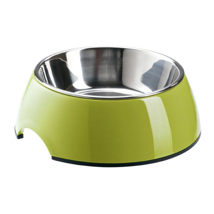 Миска SuperDesign на меламиновой подставке, лайм, 0,35 л