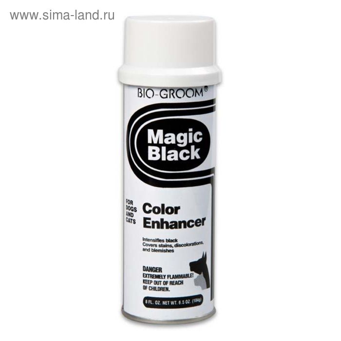 Cпрей-мелок Bio-Groom Magic Black черный, выставочный 236 мл шампунь спрей bio groom waterless bath без смывания 236 мл