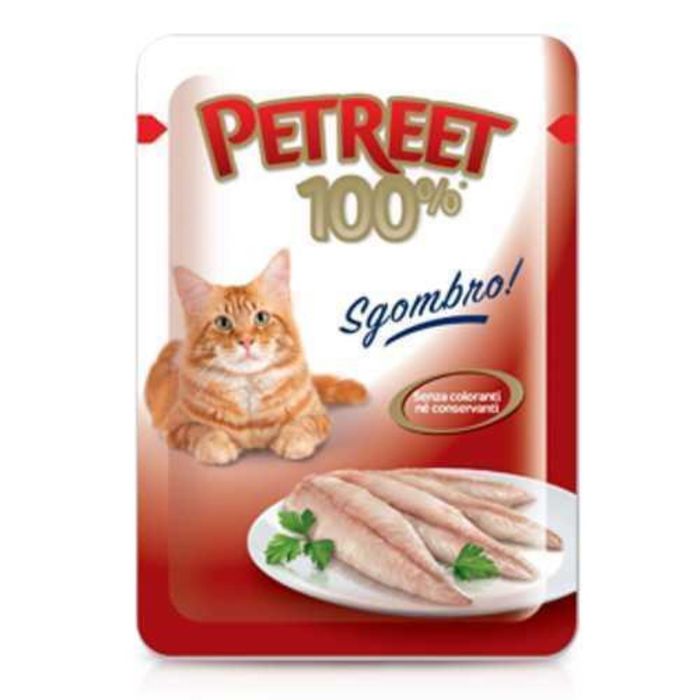 Влажный корм Petreet для кошек, Макрель, 85 г