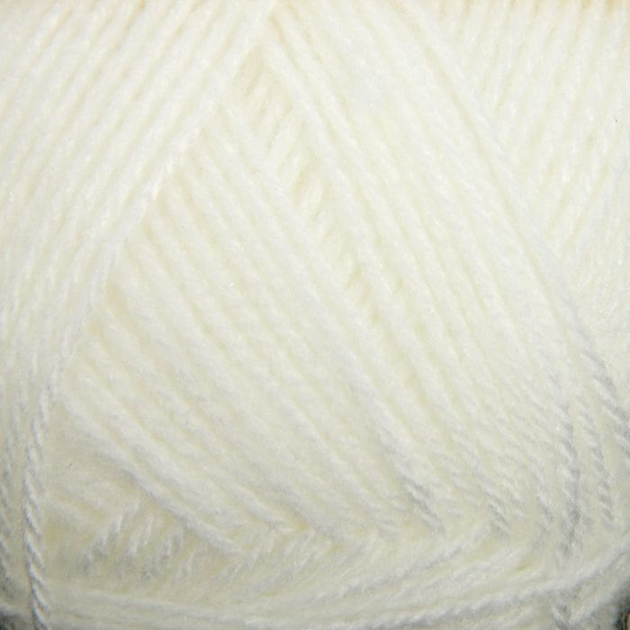 Пряжа "Ласка" 100% акрил 250м/50гр (9206 белый)