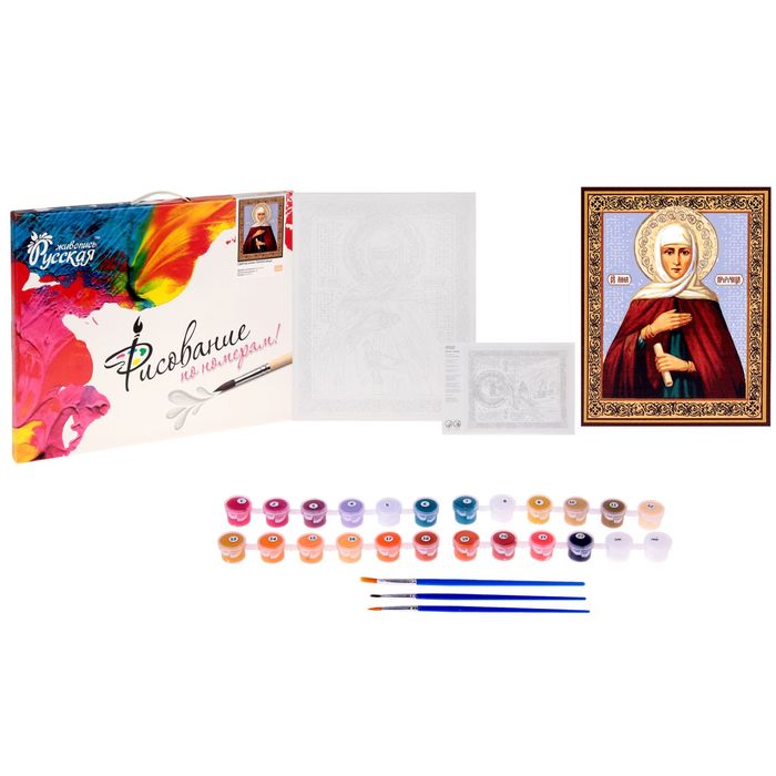 Рисование по номерам "Святая Анна пророчица"