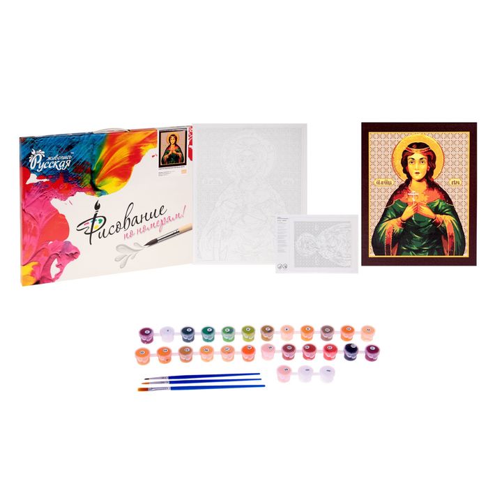 Рисование по номерам "Святая великомученица Вера"