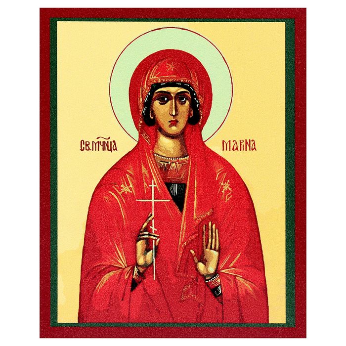 Рисование по номерам "Святая великомученица Марина"
