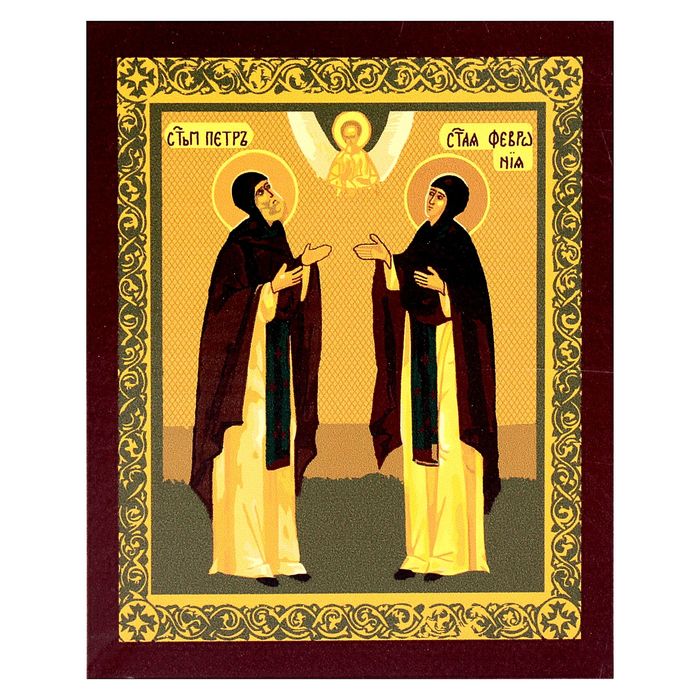 Рисование по номерам "Святые Петр и Феврония"