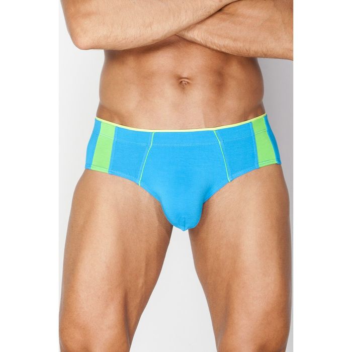 Трусы мужские слипы TMS7019, цвет синий (blue), размер 56 (XXXL)