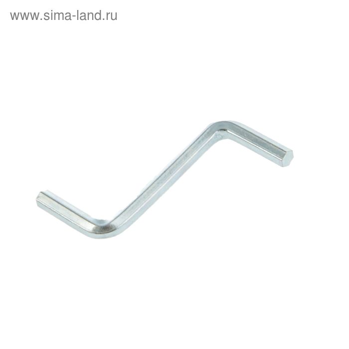 Ключ шестигранный S-образный, для евровинта, 4 мм ключ мебельный тундра шестигранный г образный сталь 45 4 мм 10 шт