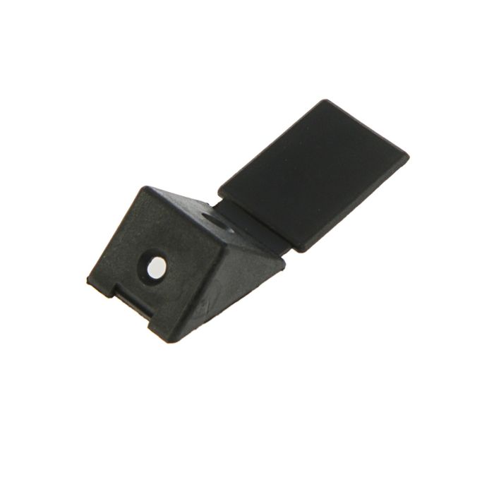 Уголок монтажный, пластиковый, черный