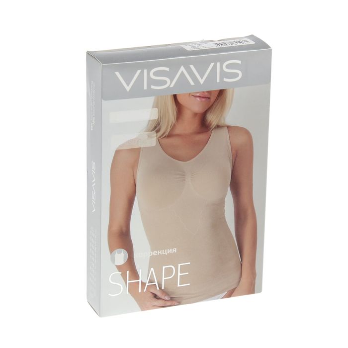 Майка женская корректирующая LM1063, цвет белый (white), размер 44 (S)