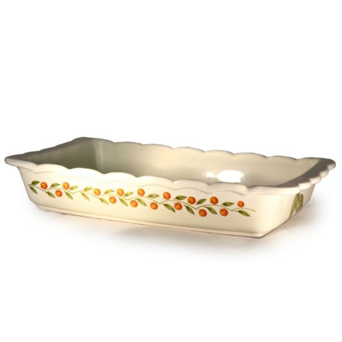 Блюдо для запекания 37х21см "Итальянские фрукты"