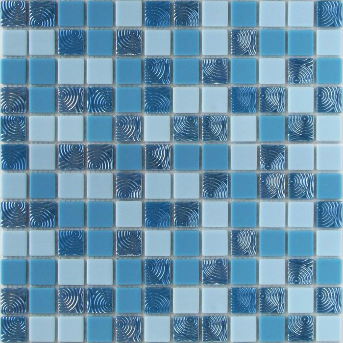 Мозаика стеклянная Bonaparte, Atlantic 300х300х4 мм