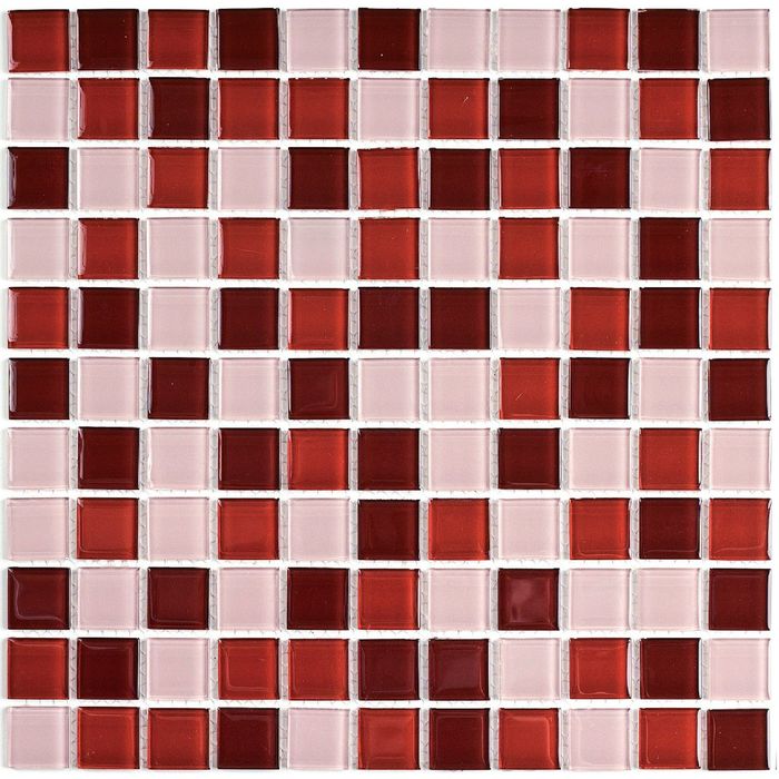 Мозаика стеклянная Bonaparte, Brown mix 300х300х4 мм
