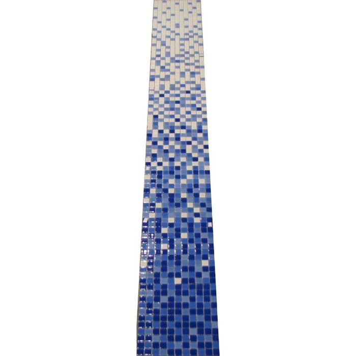 Мозаика вид растяжки Bonaparte, Jump blue №1 2400х300х4 мм комплект из 8 шт.