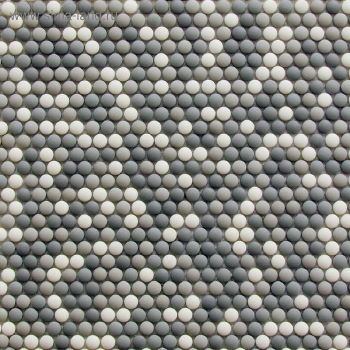 Мозаика стеклянная Bonaparte, Pixel mist 325х318х6, d12 мм