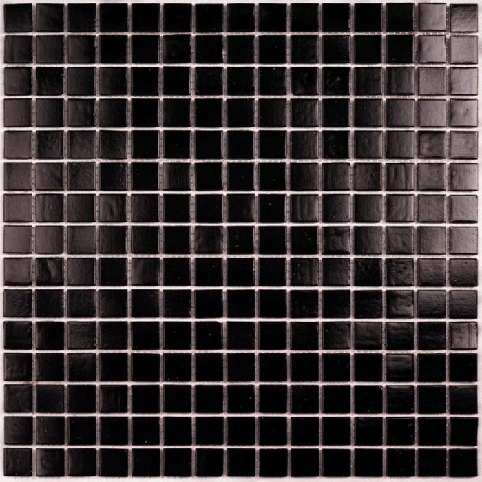 Мозаика стеклянная на бумаге Bonaparte, Simple Black 327х327х4 мм