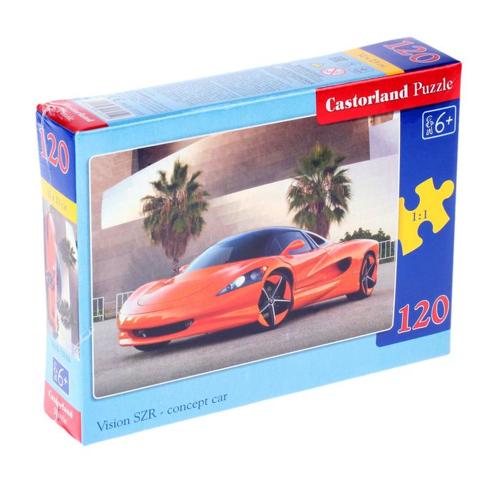 Миди-Пазлы "Гоночный автомобиль", 120 элементов