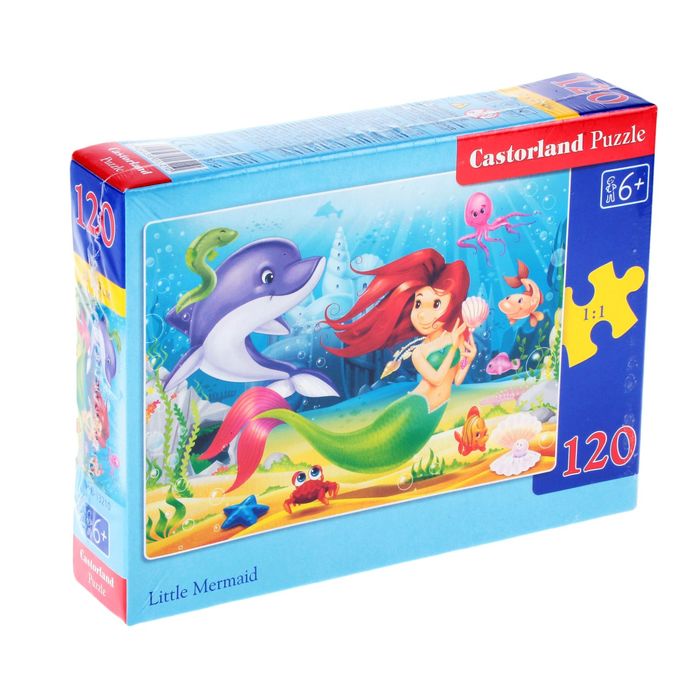 Миди-Пазлы "Русалочка", 120 элементов