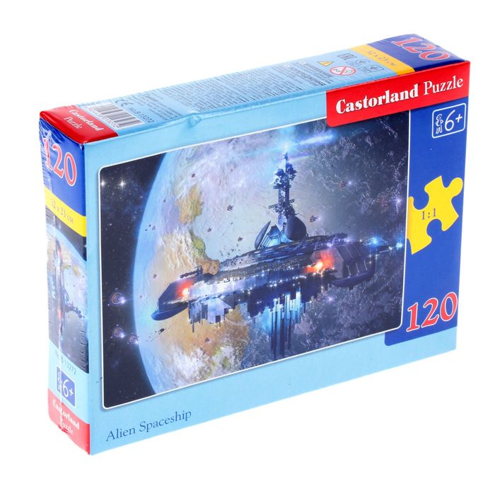 Миди-Пазлы "Космический корабль", 120 элементов