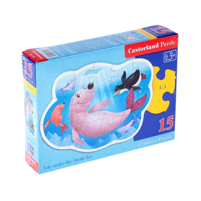 Пазлы "Жизнь во льдах", 15 элементов