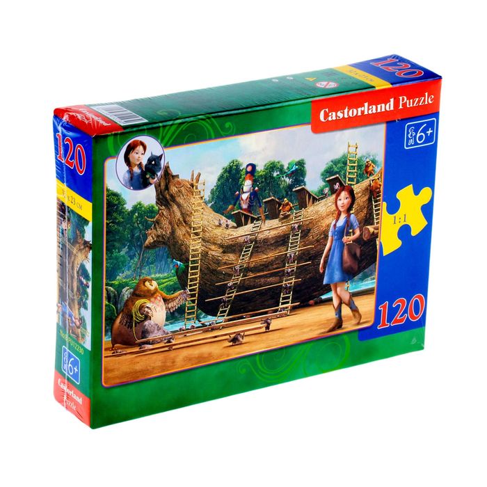 Пазлы "Страна Оз.Строительство корабля", 120 элементов
