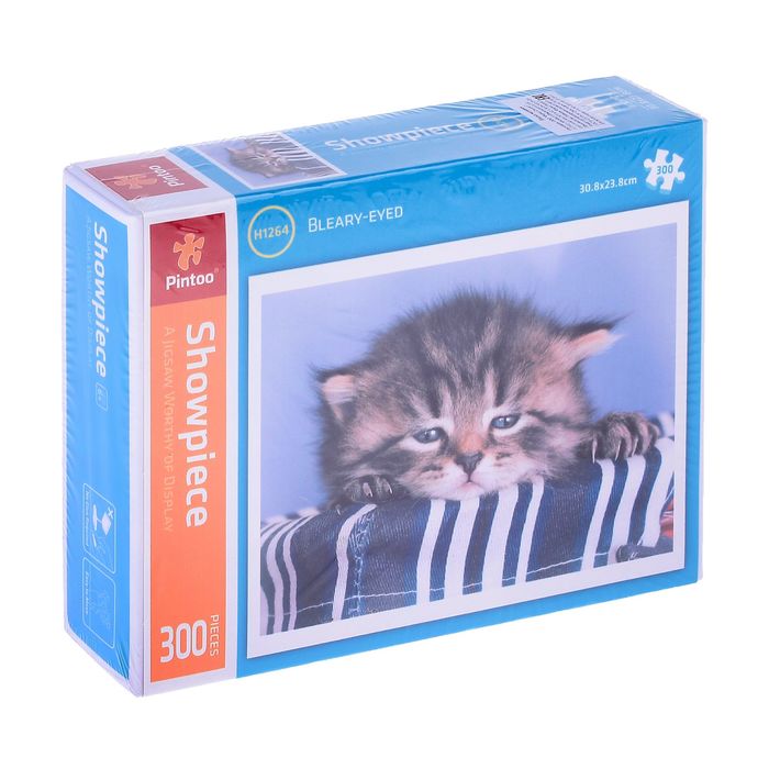 Пазлы "Грустный котенок", 300 элементов