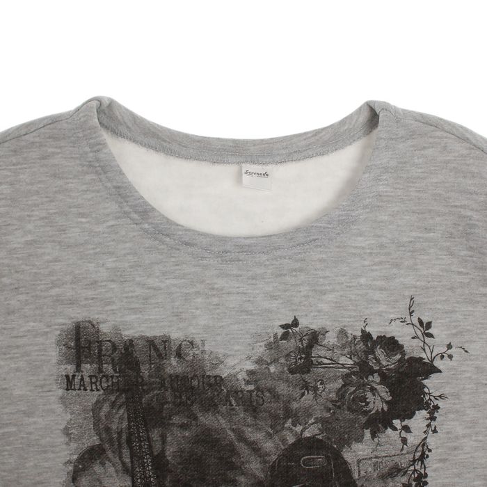 Джемпер женский Марселла 2081 цвет серый меланж, р-р 48