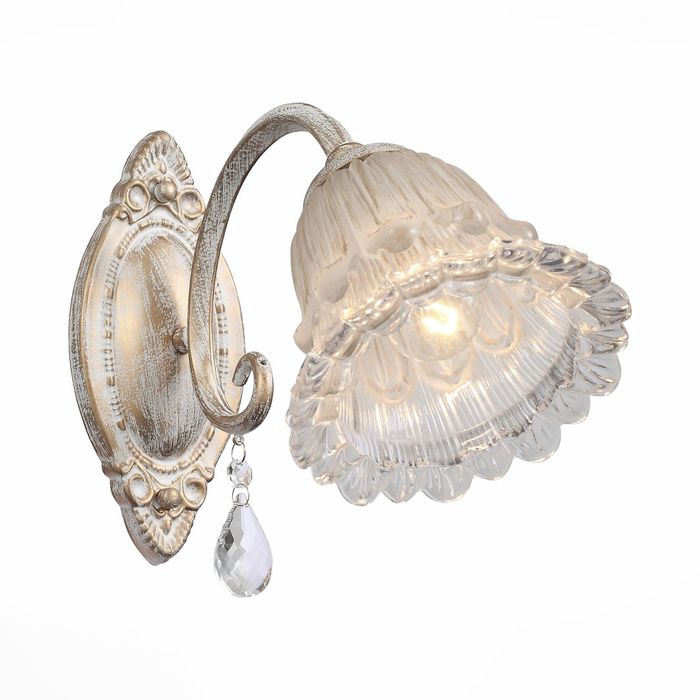 Бра DELICATA 40Вт Е14 белый 16см