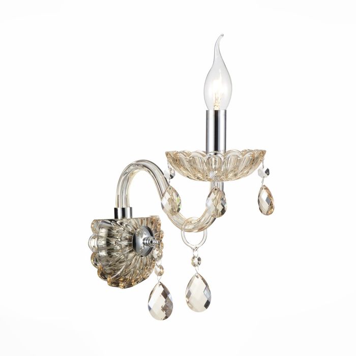 Бра PARALUME 40Вт Е14 хром 13x13x28см