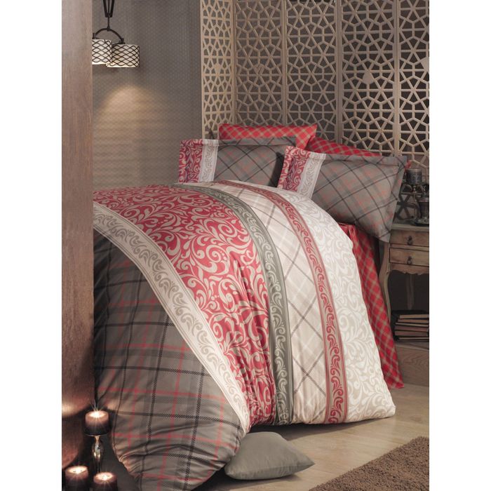 Постельное бельё евро ASPORA 2, размер 240х260 см, 200х220 см, 50х70 см-4 шт., сатин, 125 гр/м2   22