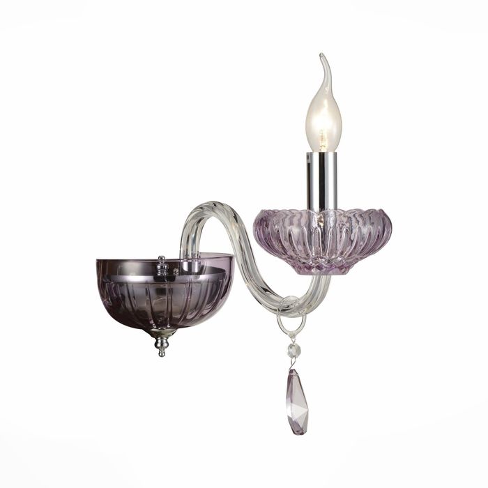 Бра LAZULI 40Вт Е14 хром 30см