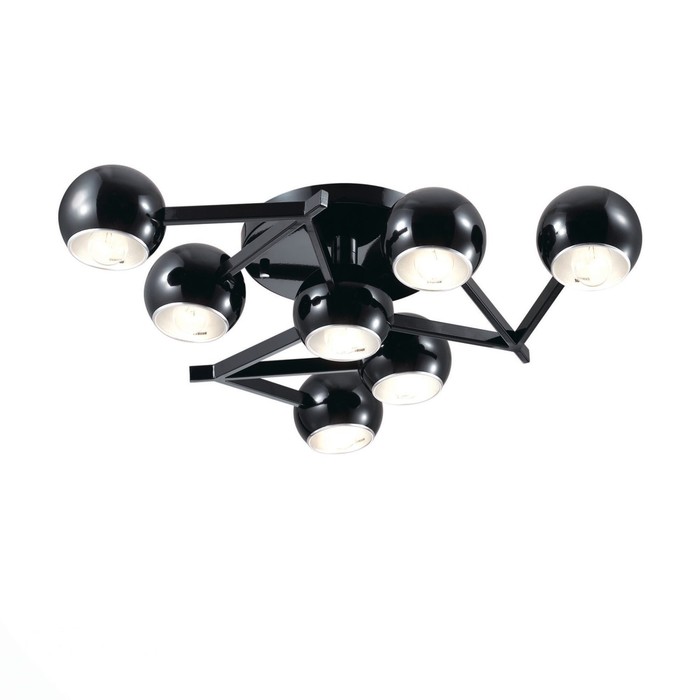 Люстра ROTTURA 7x40Вт Е14 черный 60x60x12см