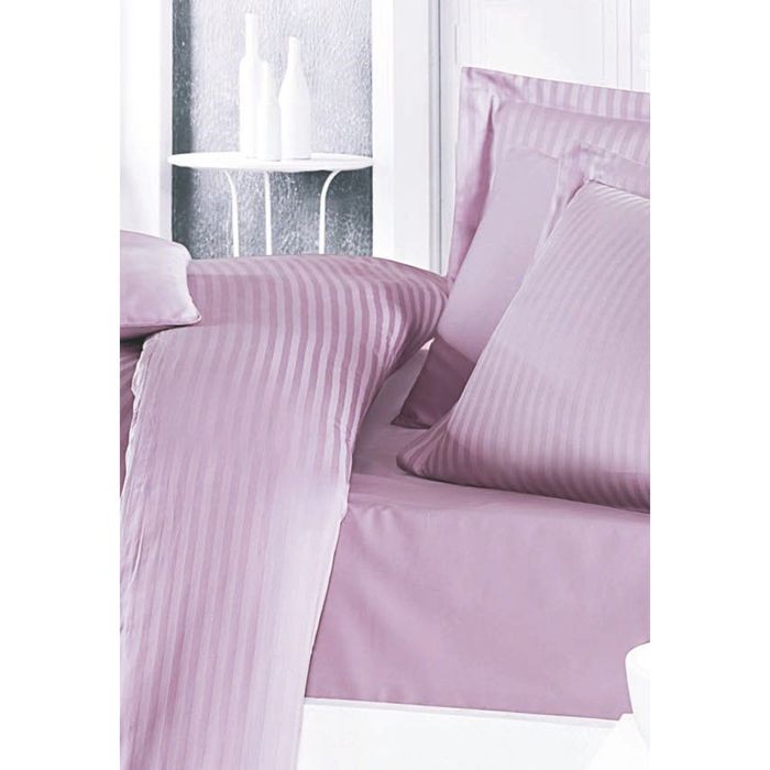 КПБ евро, размер 240х260 см, 200х220 см, 50х70 см-4 шт, цвет лиловый, страйп-сатин 125 гр/м2   22268
