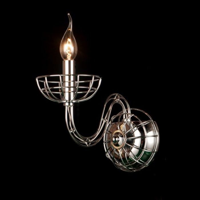 Бра MANIC 40Вт Е14 хром 13x13x22см