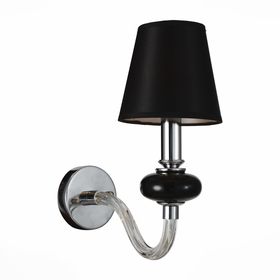 

Бра LUME 40Вт Е14 хром, черный 35см