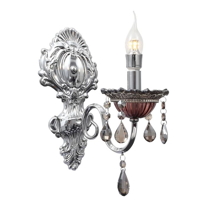 Бра RAPIMENTO 40Вт Е14 хром 33см