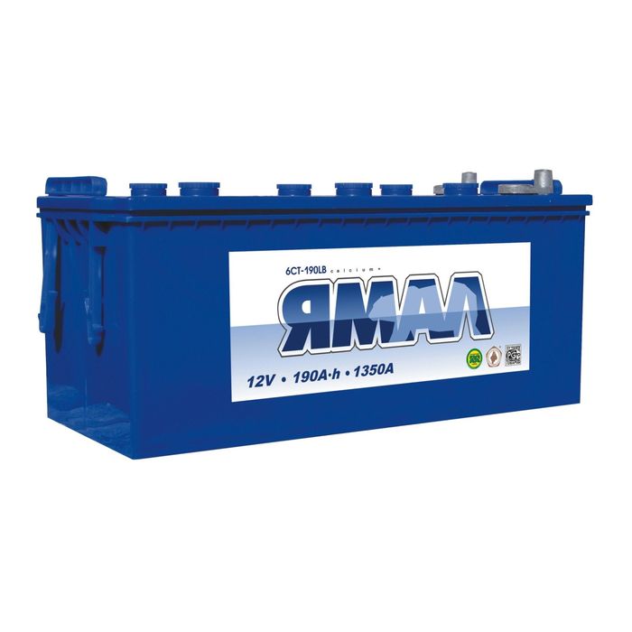 Аккумуляторная батарея Ямал 190 Ач, обратная полярность