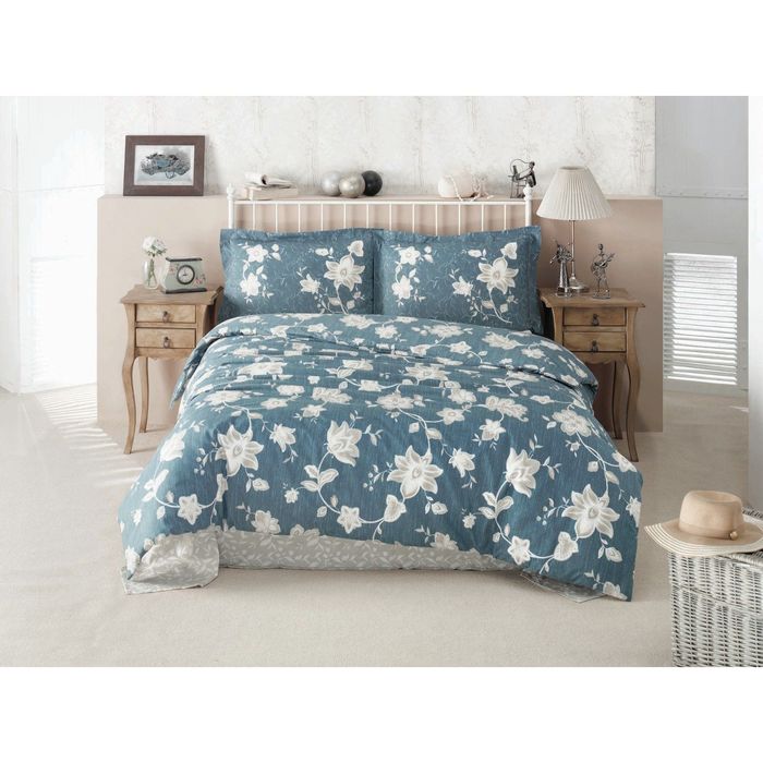 Постельное бельё евро BELINAY 1, размер 240х260 см, 200х220 см, 50х70 см-2 шт., ранфорс, 115 гр/м2