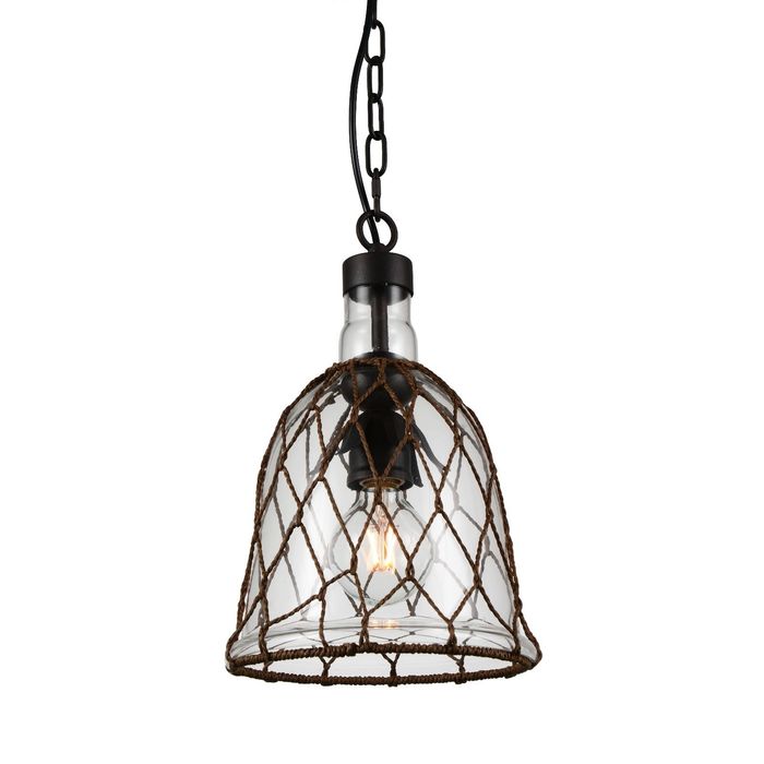 Светильник JUTA 60Вт Е27 черный 21x21x170см