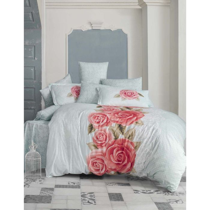 КПБ семейный DEBORAH 2, размер 240х260 см, 160х220 см- 2 шт., 50х70 см-4 шт., ранфорс 115 гр/м2   22