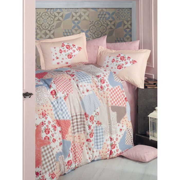 Постельное бельё евро MITRA 1, размер 240х260 см, 200х220 см, 50х70 см-2 шт., ранфорс, 115 гр/м2   2